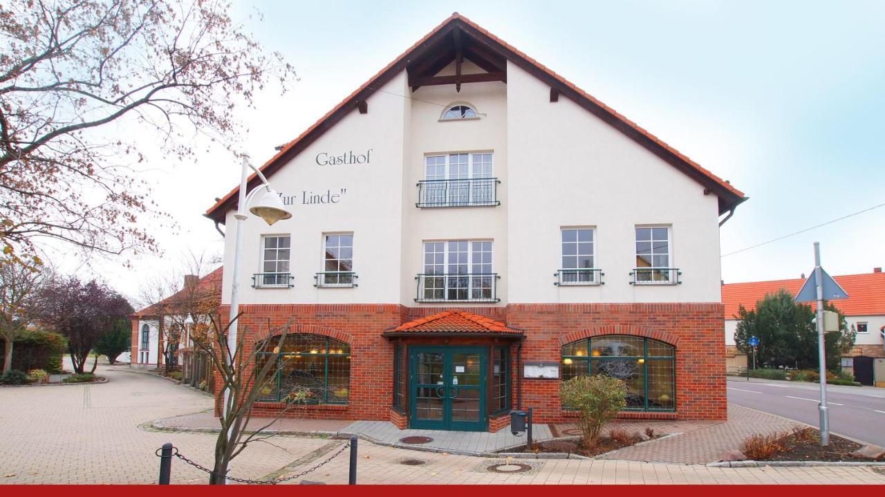 Hotel & Restaurant "Zur Linde" Spergau Exteriör bild