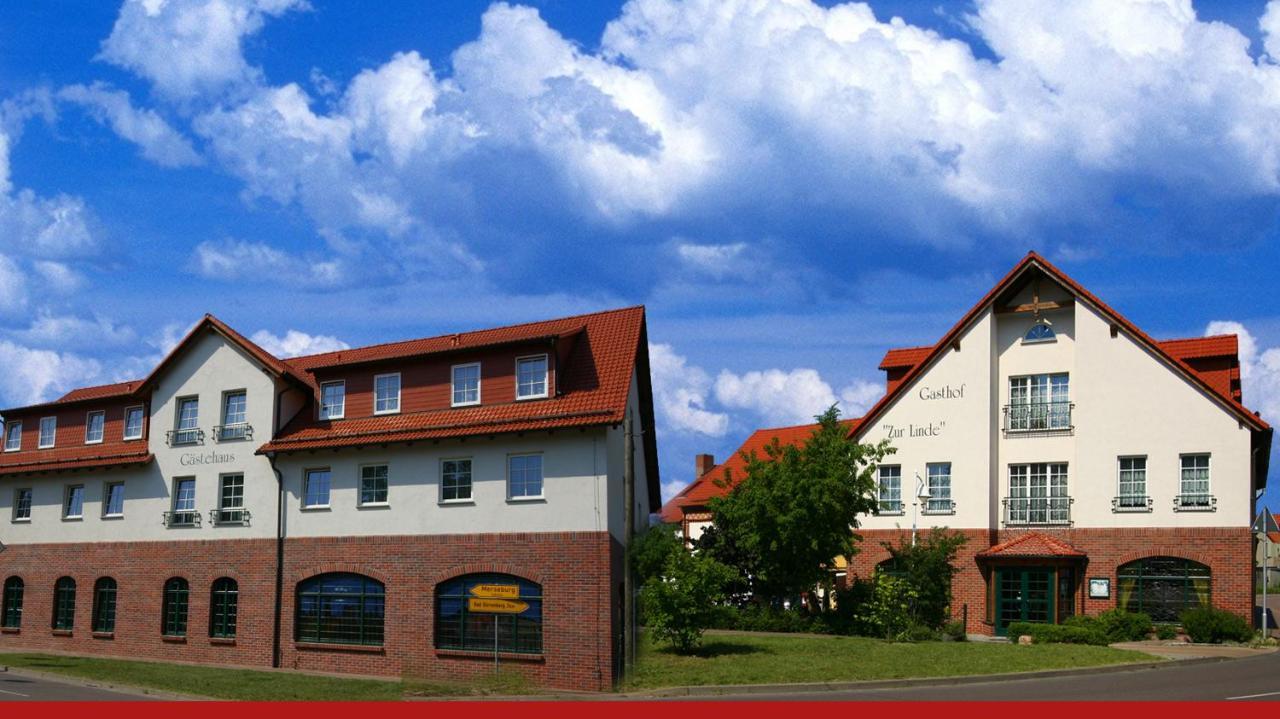 Hotel & Restaurant "Zur Linde" Spergau Exteriör bild